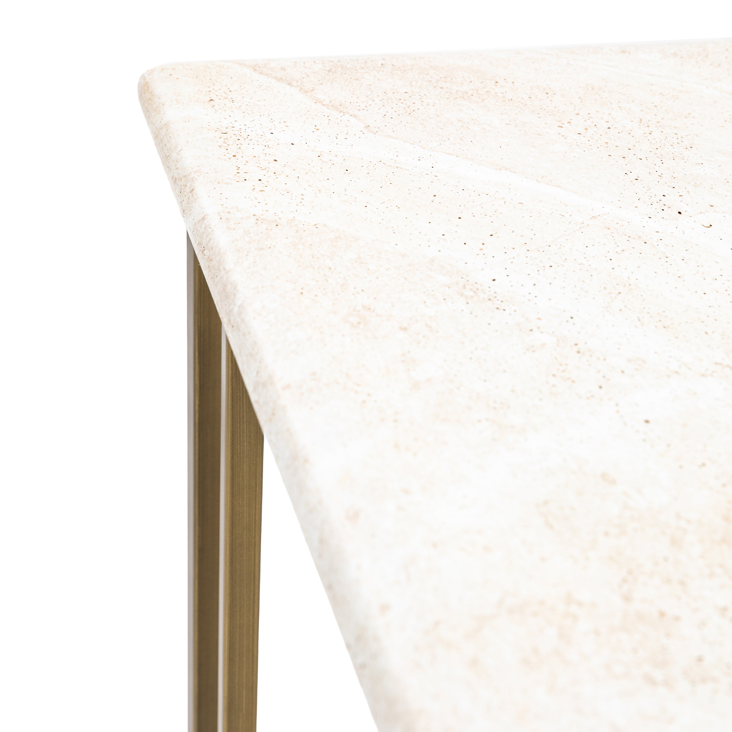 Annecy Bronze & White Concrete Supper Table